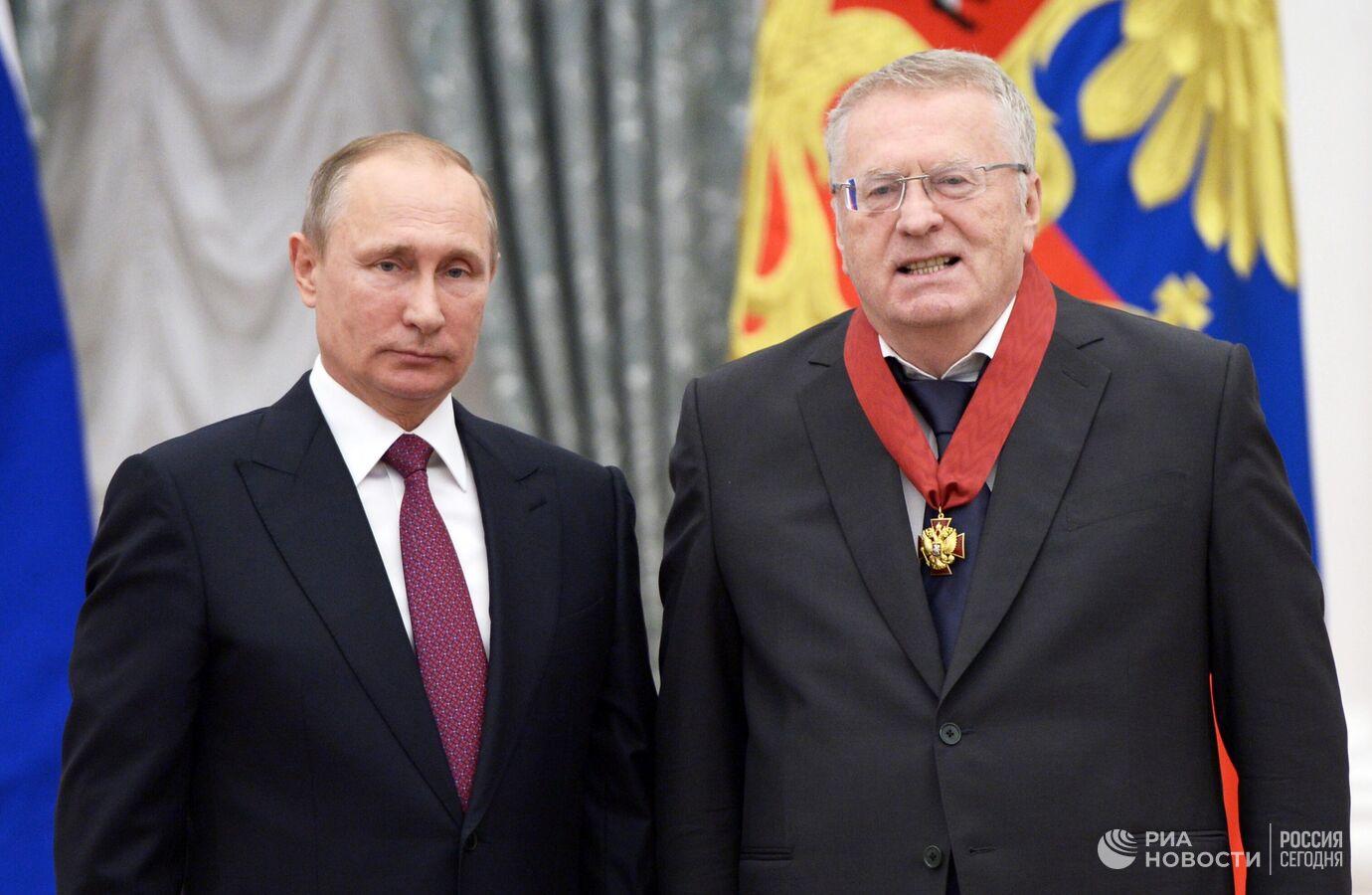 Владимир Путин и Владимир Жириновский, фото РИА-Новости