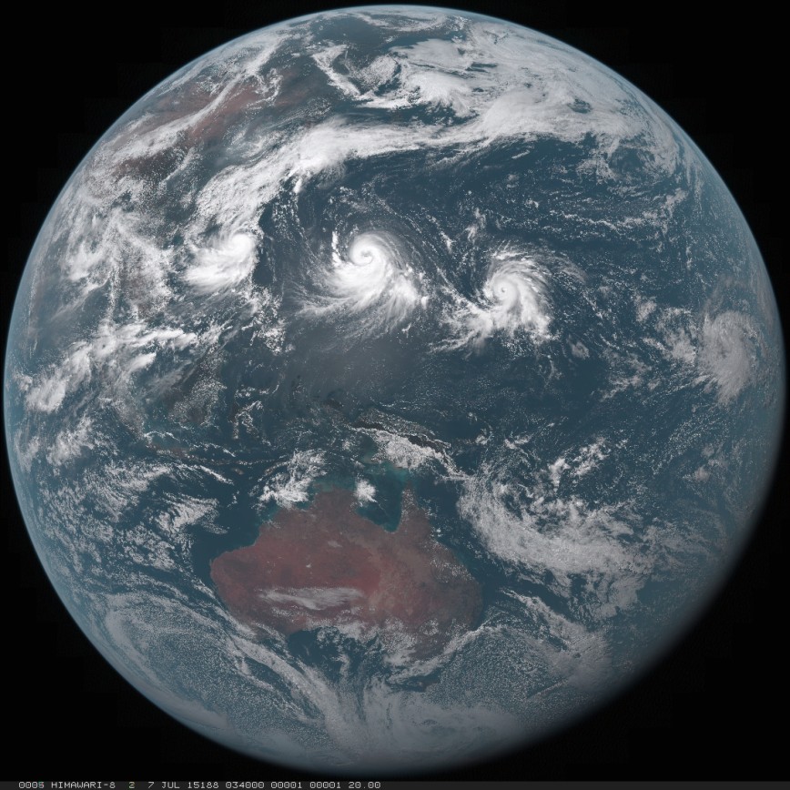 Новый японский спутник фотографирует Землю каждые 10 минут