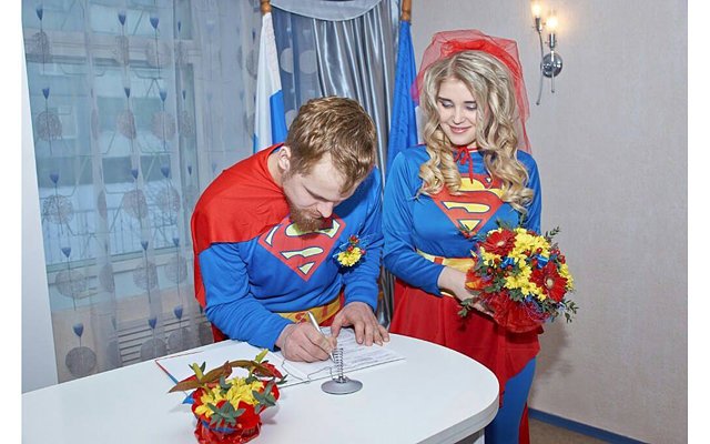 Свадьба суперменов состоялась в Иркутской области