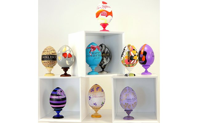 Выставка авторских пасхальных яиц в Mod Design