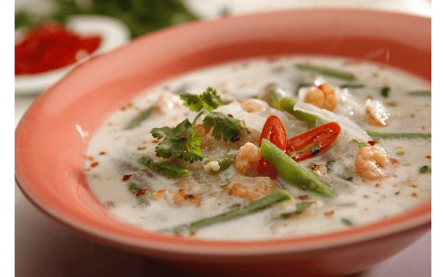Балинезийский суп с креветками