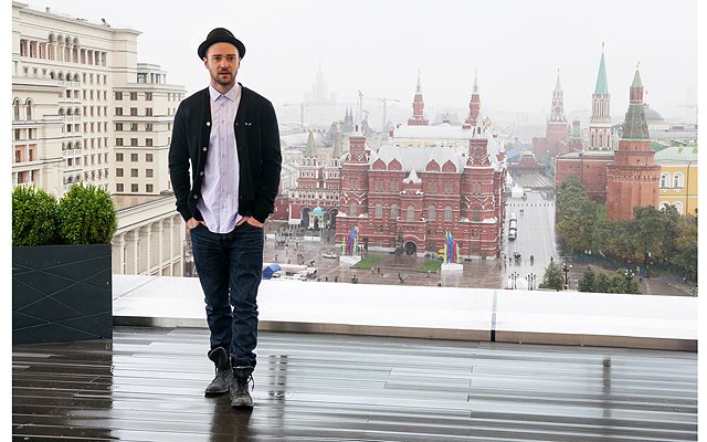 Джастин Тимберлейк представил в Москве фильм «Va-банк»
