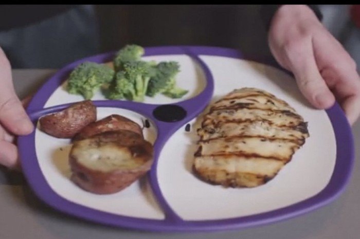 Умная тарелка определит количество калорий в обеде