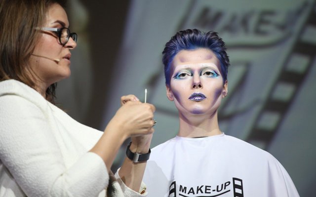 Фантазийный и fashion-макияж на Make-Up Art Awards 2014