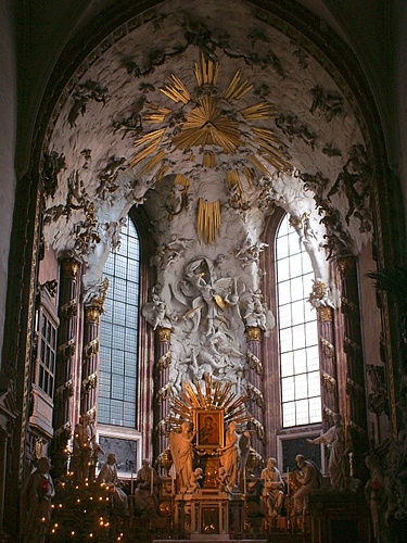 Роскошный алтарь церкви Святого Михаила в Вене - Шедевр австрийского барокко Йойо
