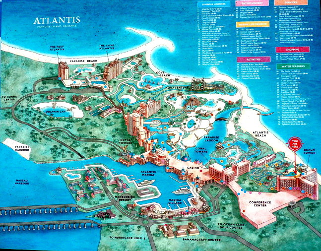 Багамские острова: часть 2  Atlantis Paradise Island Bahamas