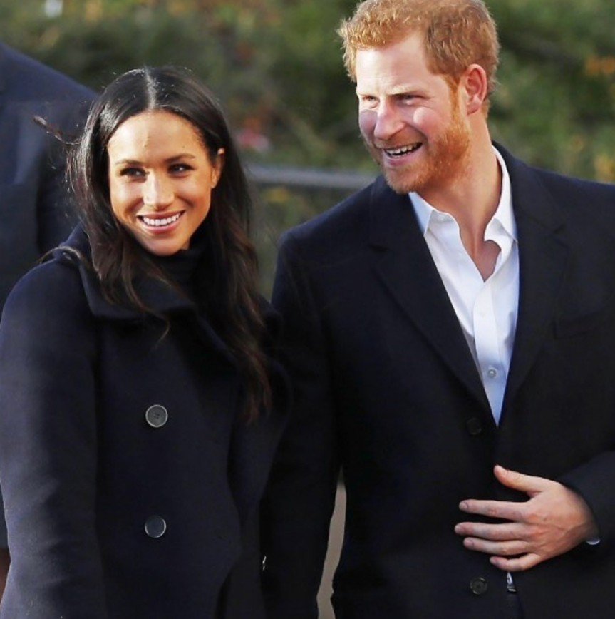 Принц Гарри и Меган Маркл посетили предрождественский обед в королевском дворце