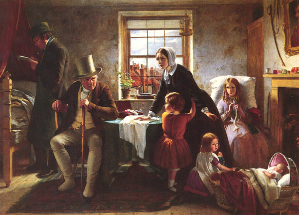 Богатый приютил бедного. Английский художник Thomas Brooks (1818-1891). Английский художник Charles Haigh-Wood 1856-1927.
