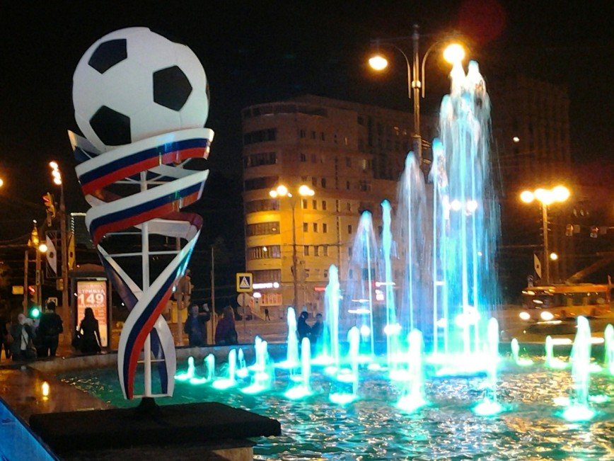 Футбольный фонтанчик у м. Киевская Karima65 ☆