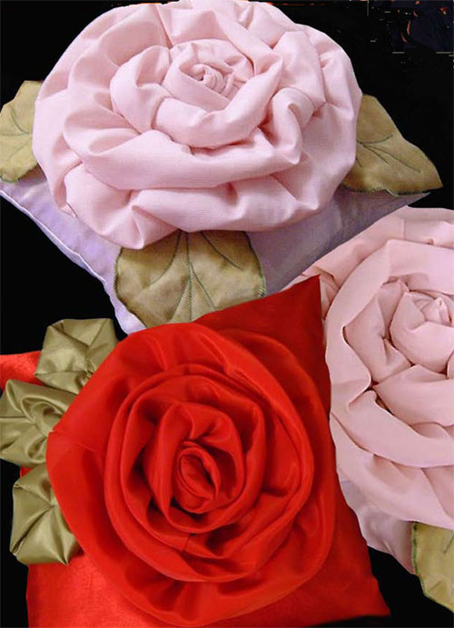 Как сделать цветы из ткани для платья своими руками