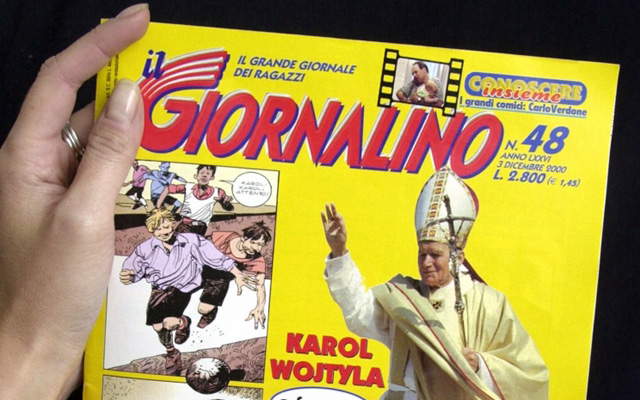 Папа Римский Франциск стал героем детской книги комиксов