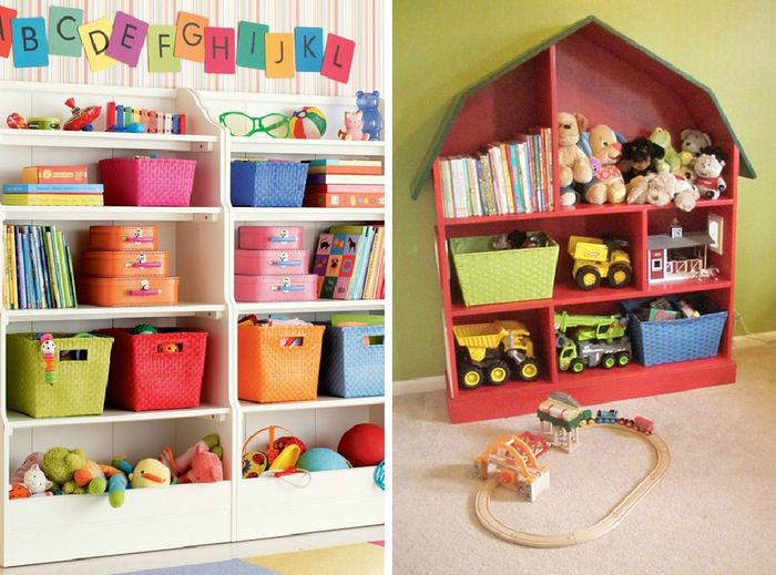 Организовываем системы хранение игрушек в детской комнате: лайфхаки и идеи