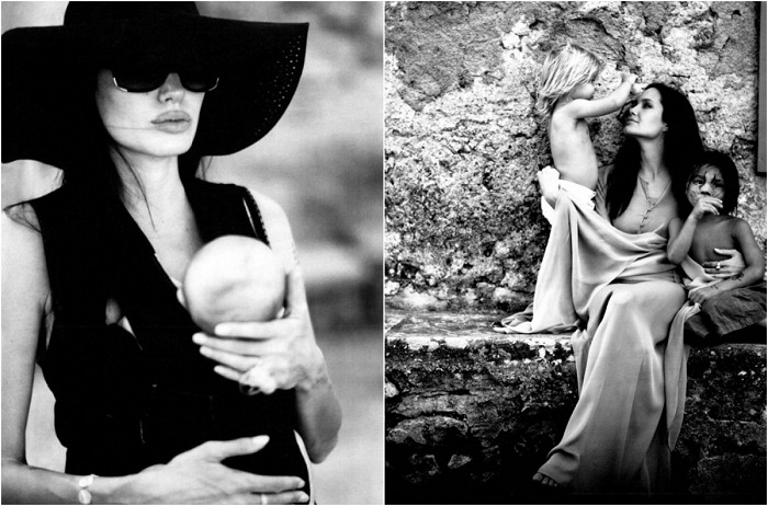 10 снимков Анджелины Джоли, сделанных её мужем
