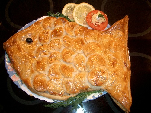 Тесто рыбный пирог маргарин