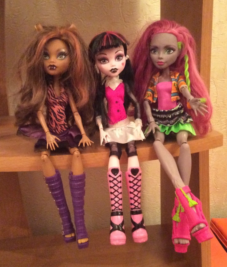 Современные куклы... Monster High Amelie P.