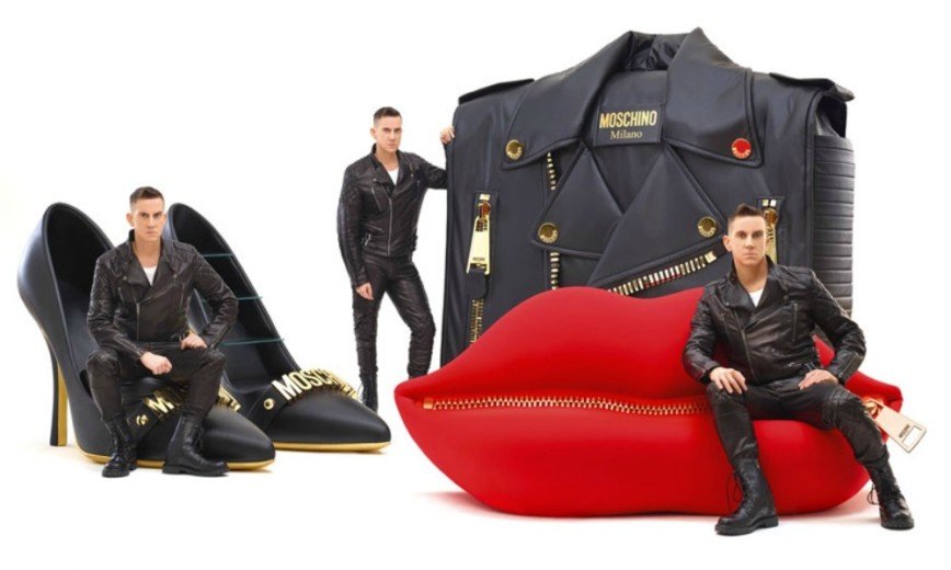 Туфли, губы и сумка - необычная мебель от Moschino