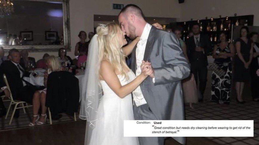 Британка продает свадебное платье для оплаты развода