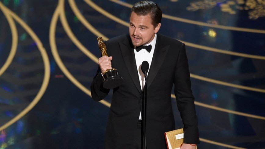 Ди Каприо поблагодарил якутов за отлитый из серебра «Оскар»
