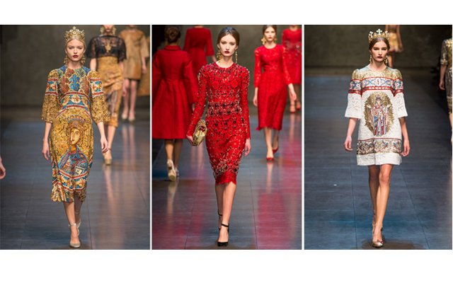 Неделя моды в Милане: Dolce & Gabbana осень 2013