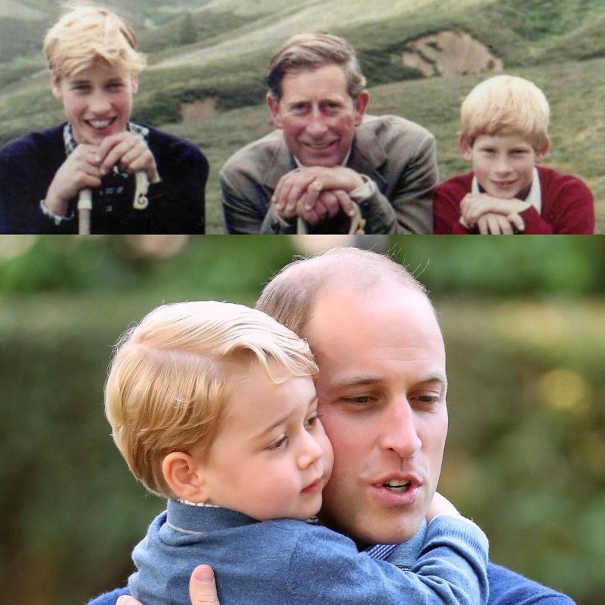 Фото принца Уильяма с сыном набрало немыслимое количество лайков