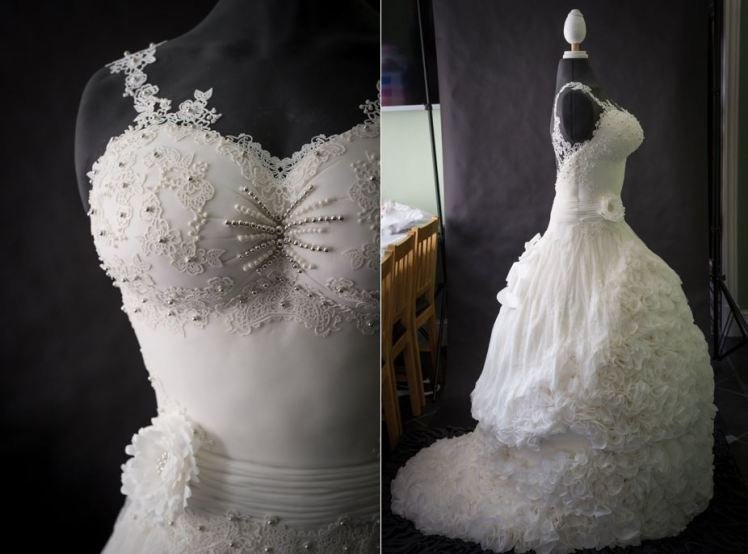 В Великобритании создали первое в мире съедобное свадебное платье