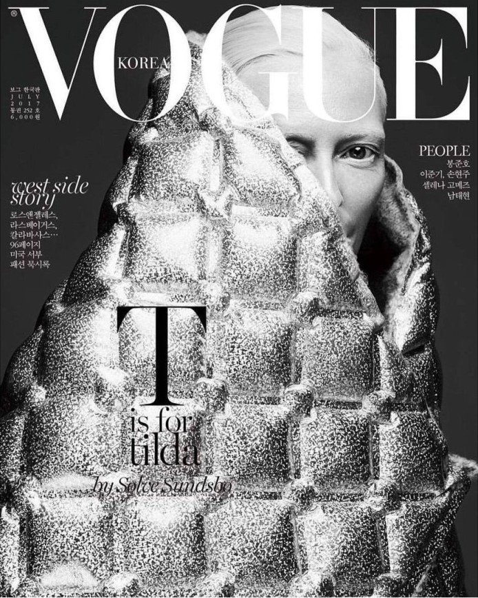 Таинственная Тильда Суинтон в Vogue
