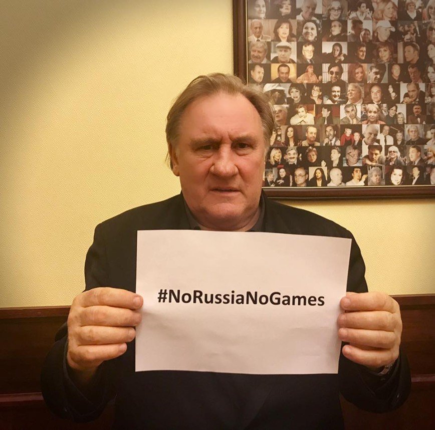 "Без России – нет Игр": Жерар Депардье присоединился к акции