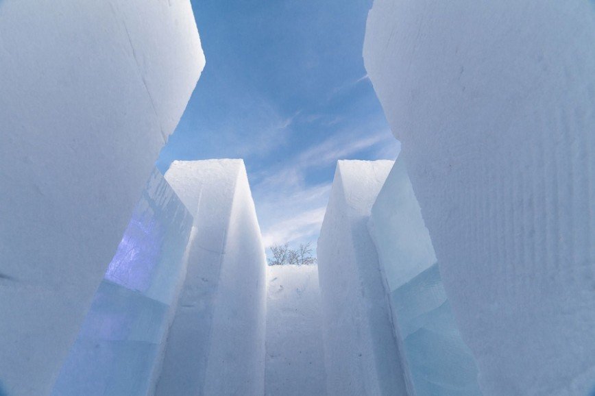 Ледяной лабиринт в виде схемы метро появится на Поклонной горе