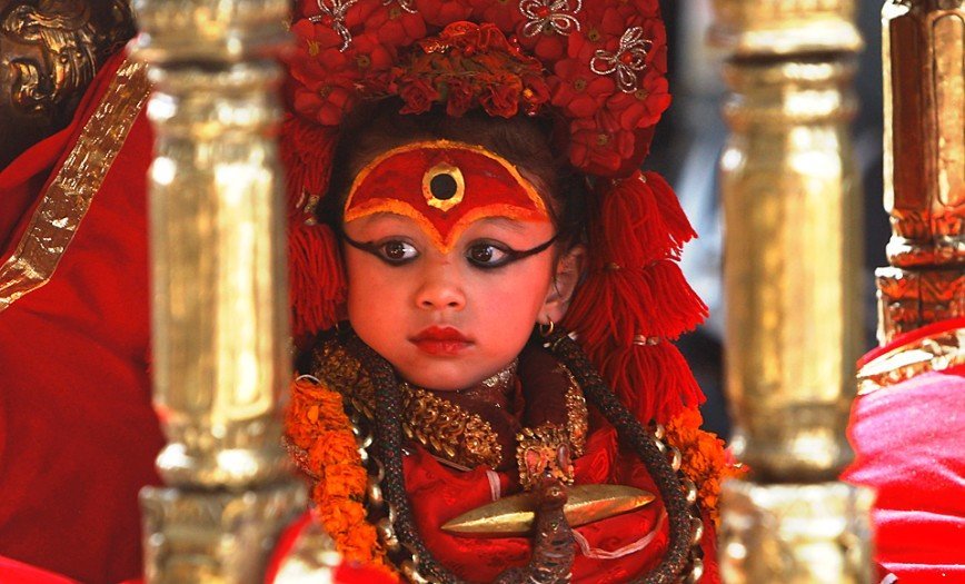 Кумари - непальские богини из плоти и крови
