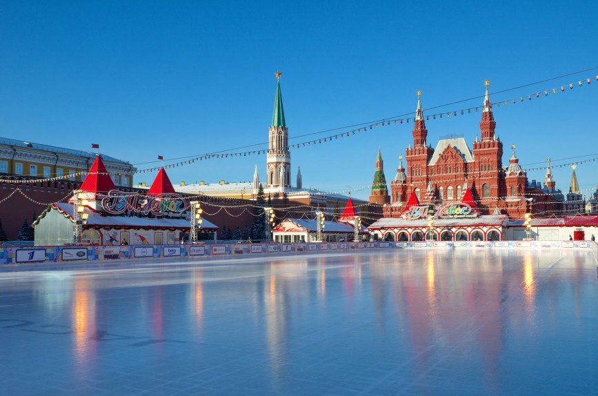 29 ноября откроется каток на Красной площади