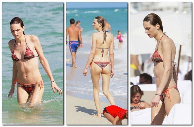 Андрей Пежич после смены пола появился на пляже в купальнике