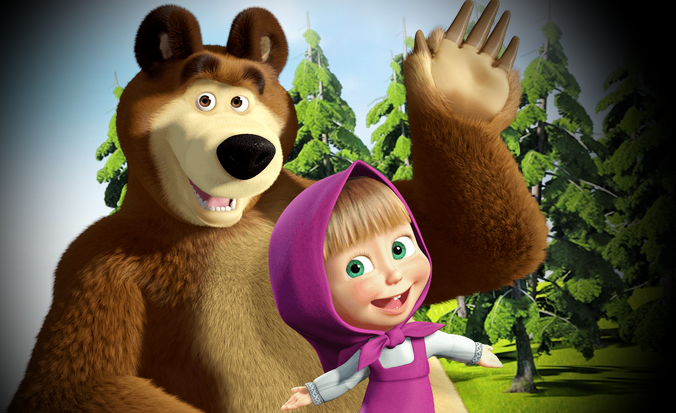 «Маша и Медведь» стал хитом итальянского телевидения