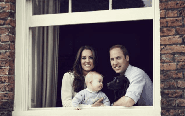 Новые фотографии принца Джорджа с родителями