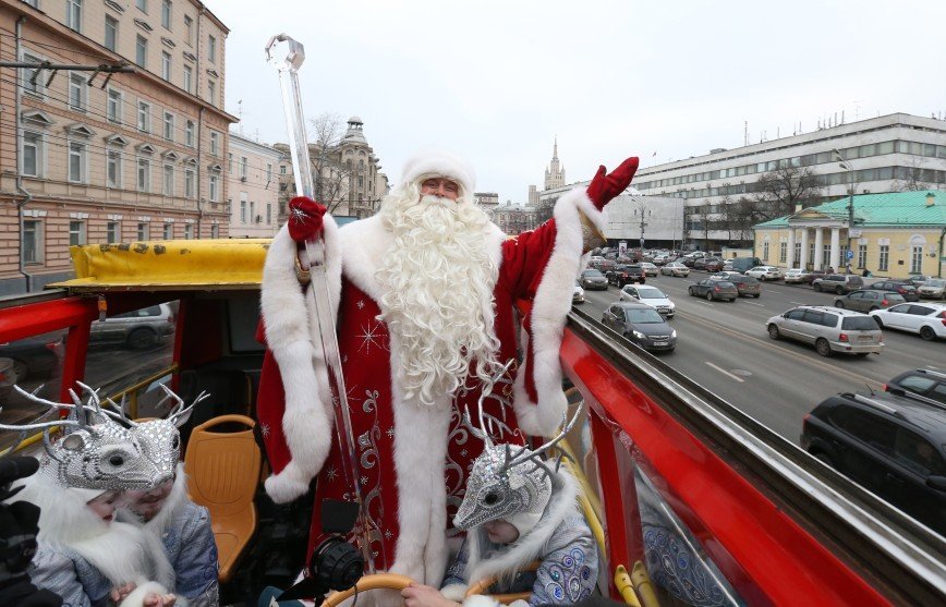 Всероссийский Дед Мороз планирует приехать в Москву 24 декабря
