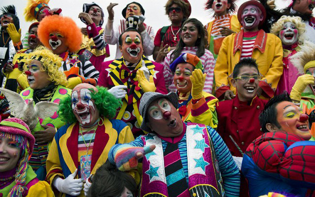 В Мексике проходит международный фестиваль клоунов