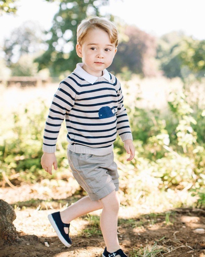 Принцу Джорджу исполнилось 3 года