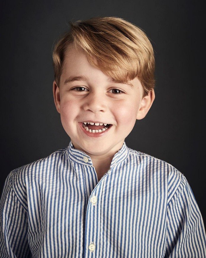 Принцу Джорджу уже 4: новый официальный портрет