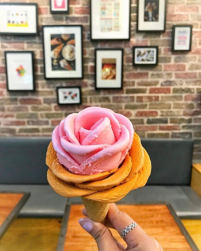 Розы из мороженого даже лучше, чем настоящие