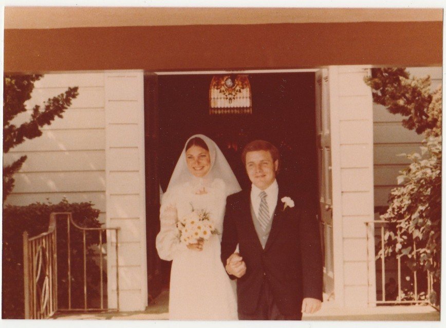 Свадебная мода США 70х годов ХХ века