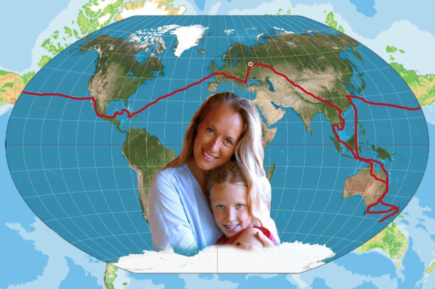 Девочки рулят: как мама и дочь за 250 дней совершили кругосветное путешествие 