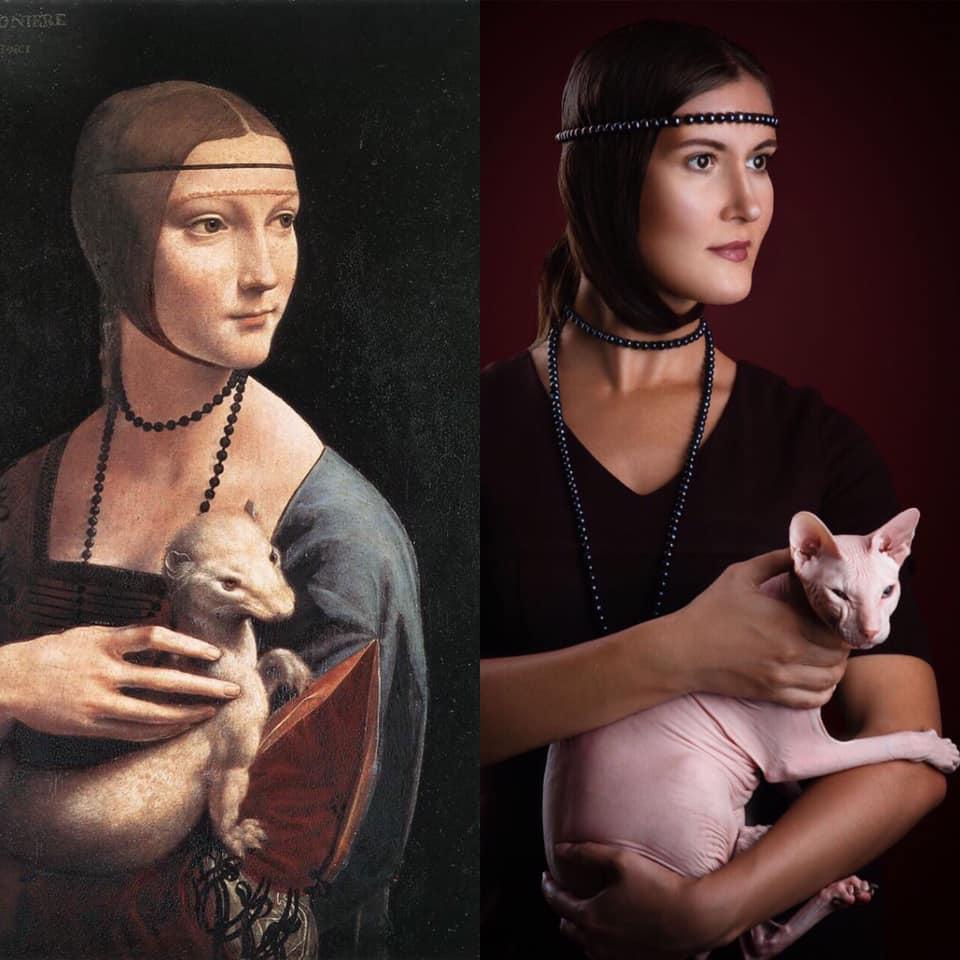 «Дама с горностаем», Леонардо Да Винчи