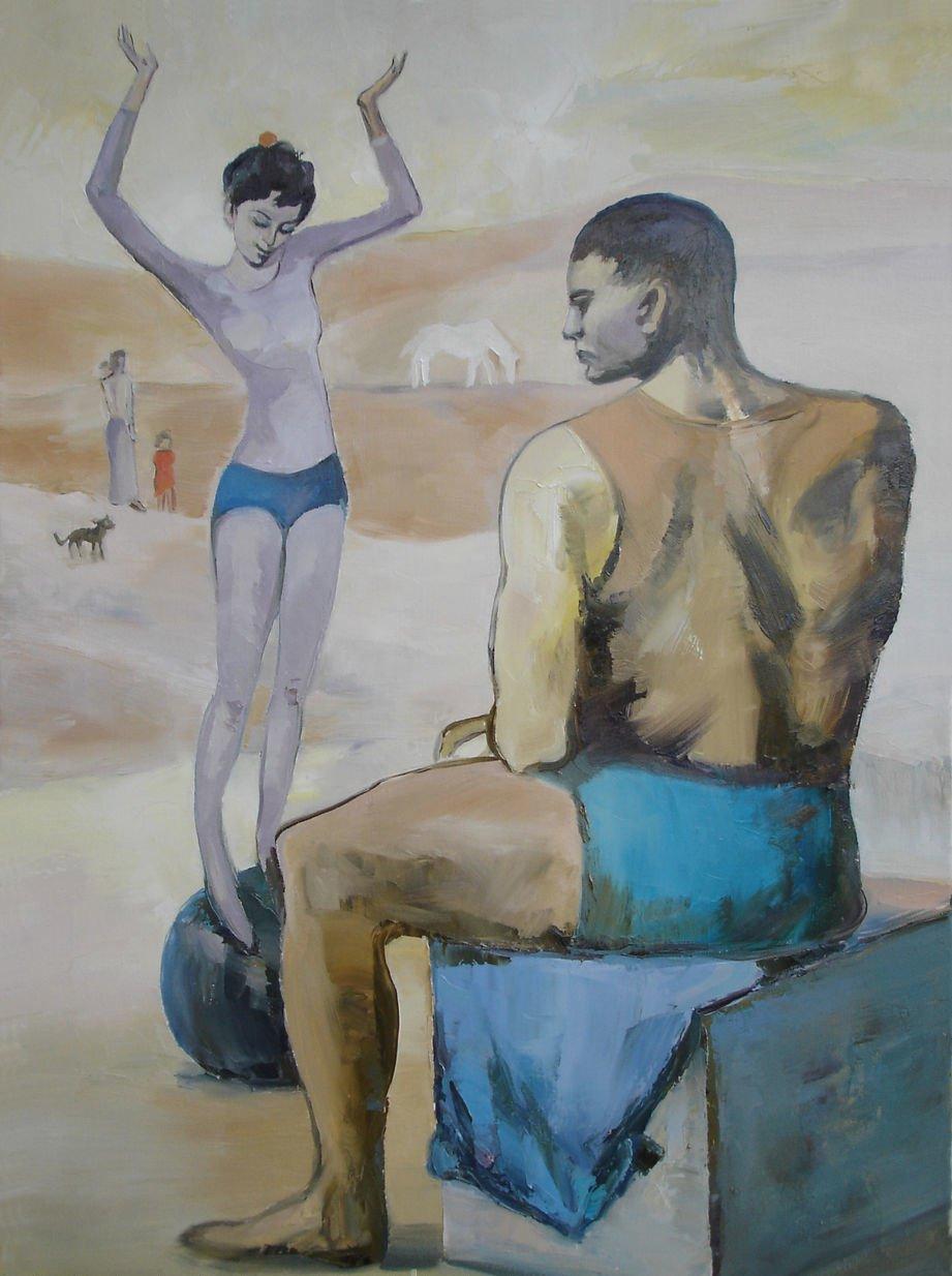 Пабло Пикассо, «Девочка на шаре»