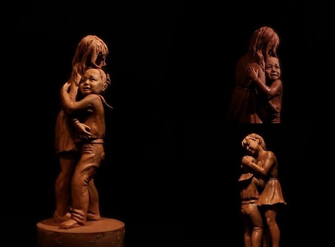 Застывшая память: скульптор посвятила композицию погибшим в Кемерове детям