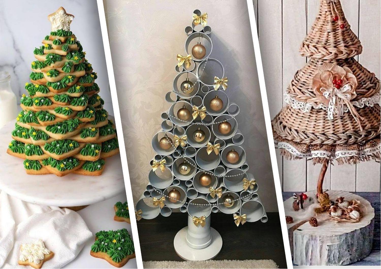 Новый год в стиле арт-хаус: можно ли соорудить елку из картошки и как использовать в праздничном декоре втулки 