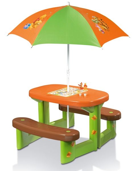 Smoby столик с зонтиком для пикника 