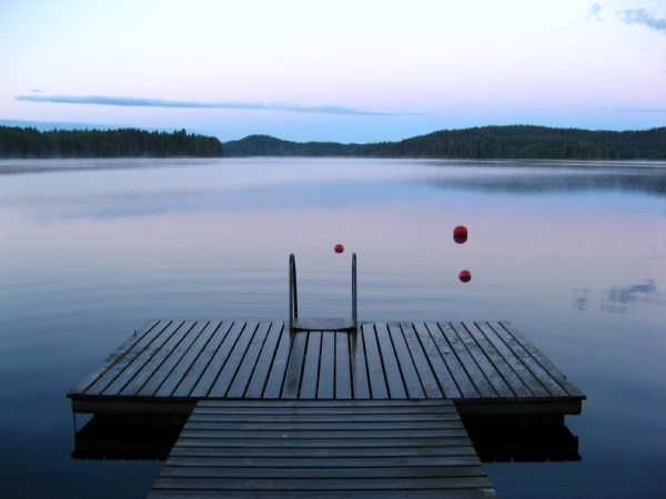 Утро на озере Янисъярви Ler4ik