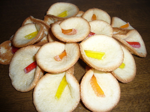 Печенье каллы с мармеладом