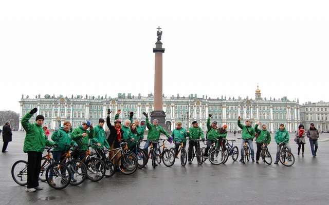 Бесплатные общественные велосипеды в Петербурге 