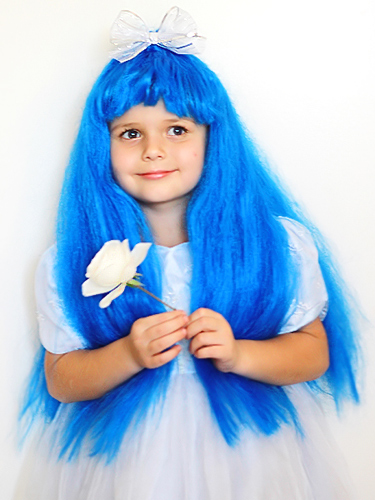 Мальвина - девочка с голубыми волосами. AVA