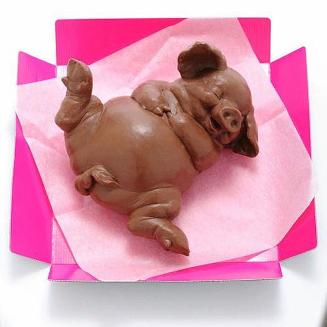 Шоколадные свиньи – романтический подарок в Японии